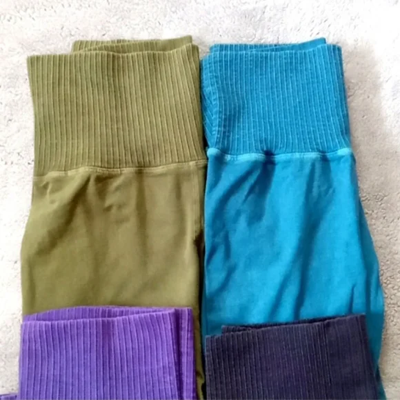 *Final Price* Bundle Free People 4 Piece Good Karma 7/8 Leggings NWOT - Picture 4 of 8